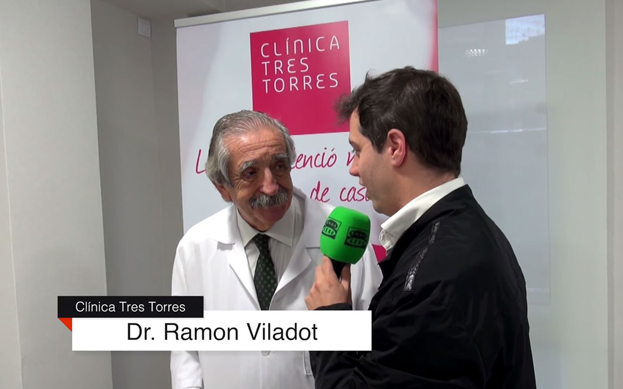 Entrevista Dr. Ramon Viladot. Inauguración Clínica Tres Torres